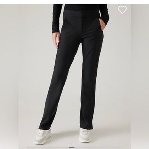 Athleta Stellar Flare Black Trousers
